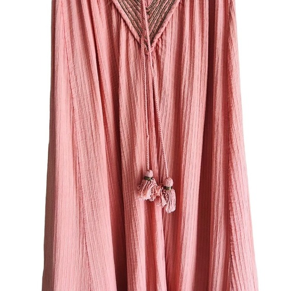 Free People | Dreams Of Bali Gauzy Maxi Dress Peach size Medium - Picture 12 of 16